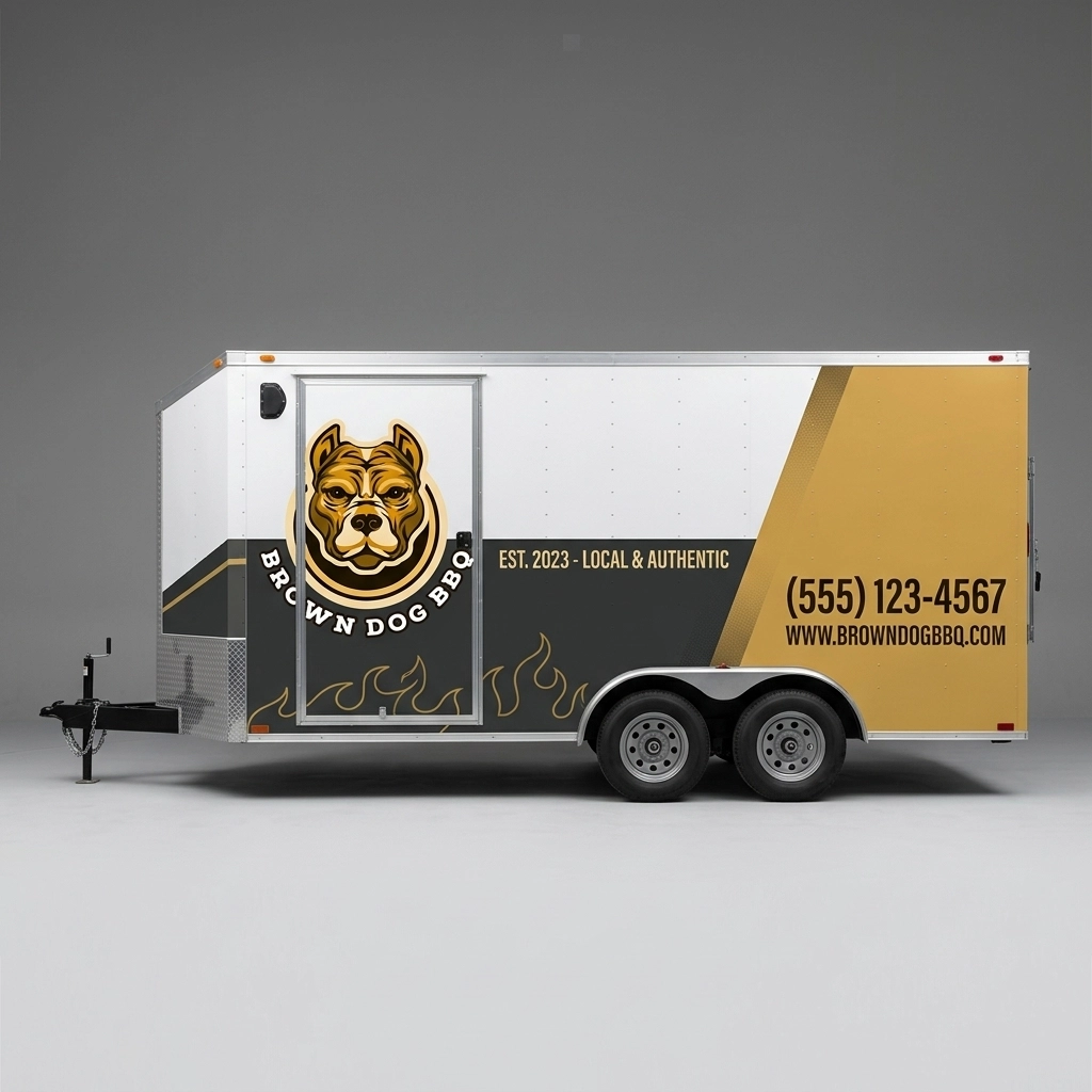 V-Nose Trailer wrap concept