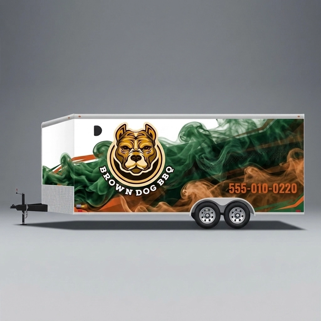 V-Nose Trailer wrap concept