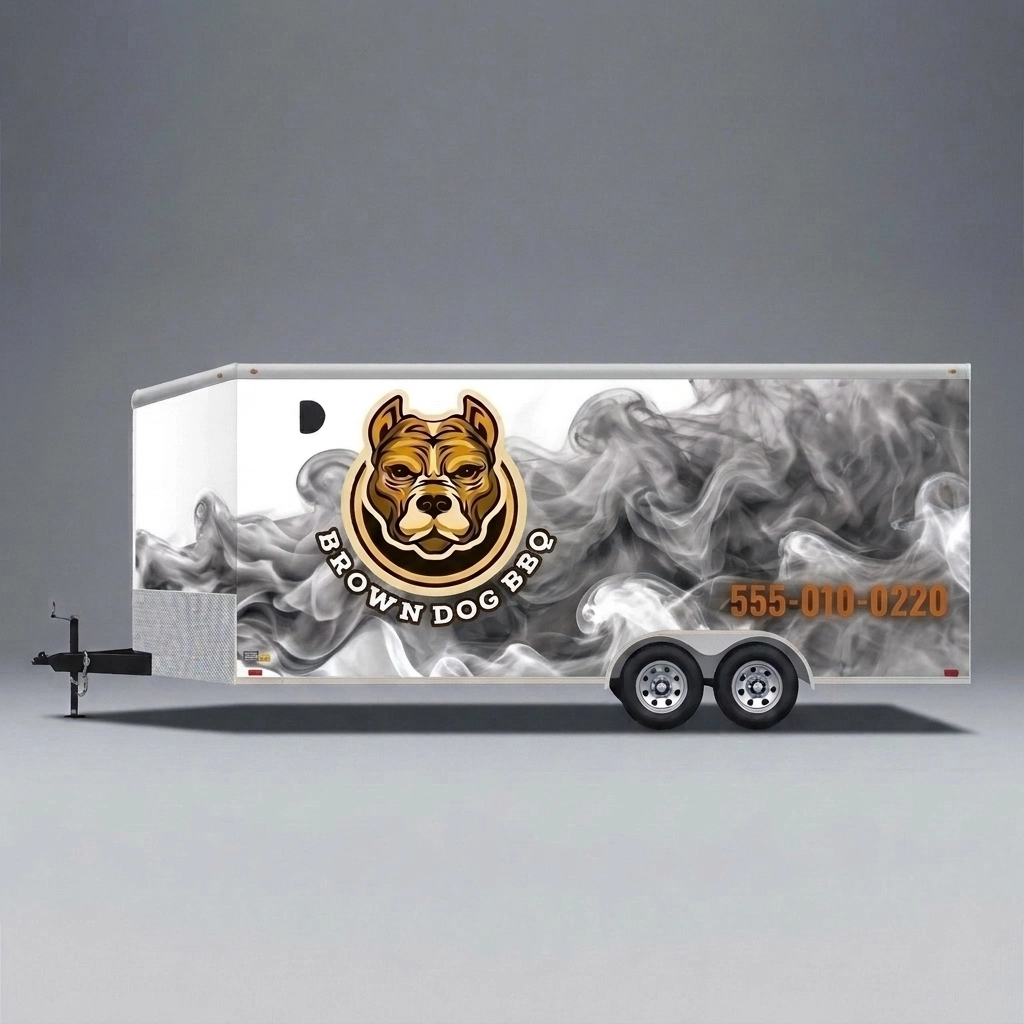 V-Nose Trailer wrap concept