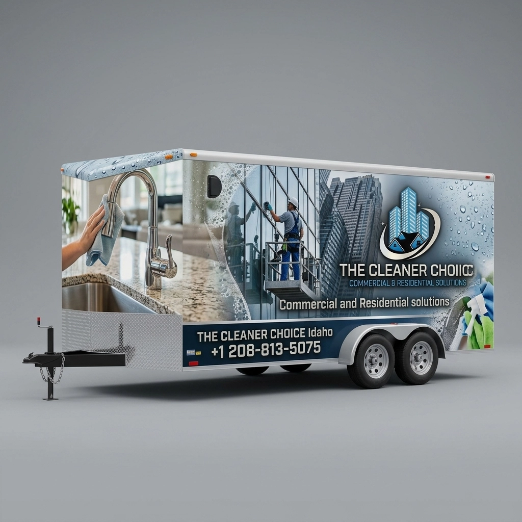 V-Nose Trailer wrap concept