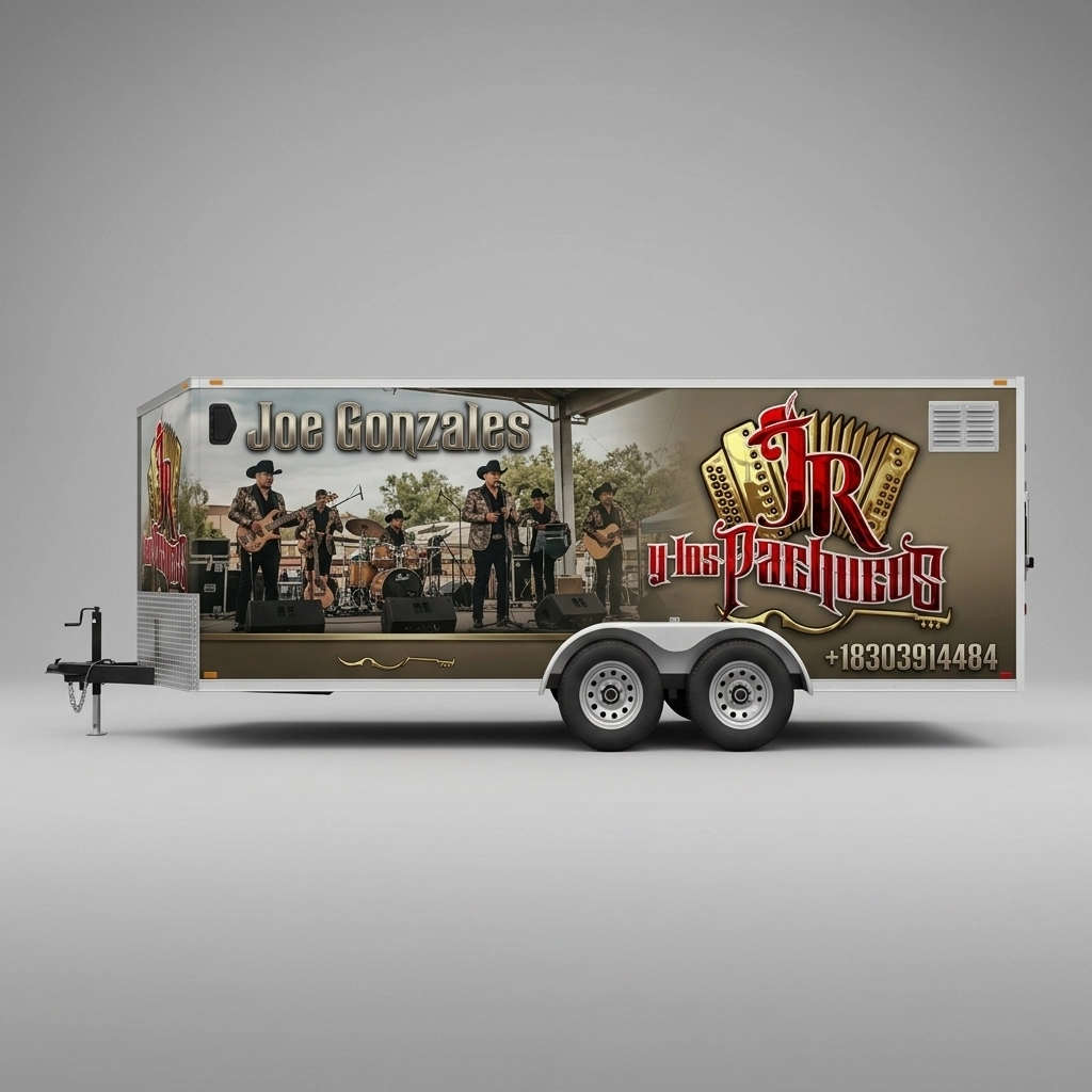 Flat Nose Trailer wrap concept