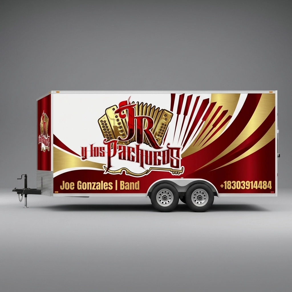 Flat Nose Trailer wrap concept