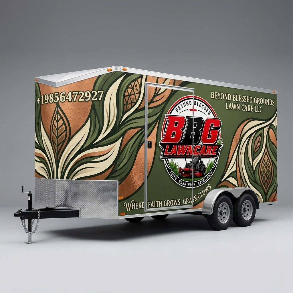 V-Nose Trailer wrap concept