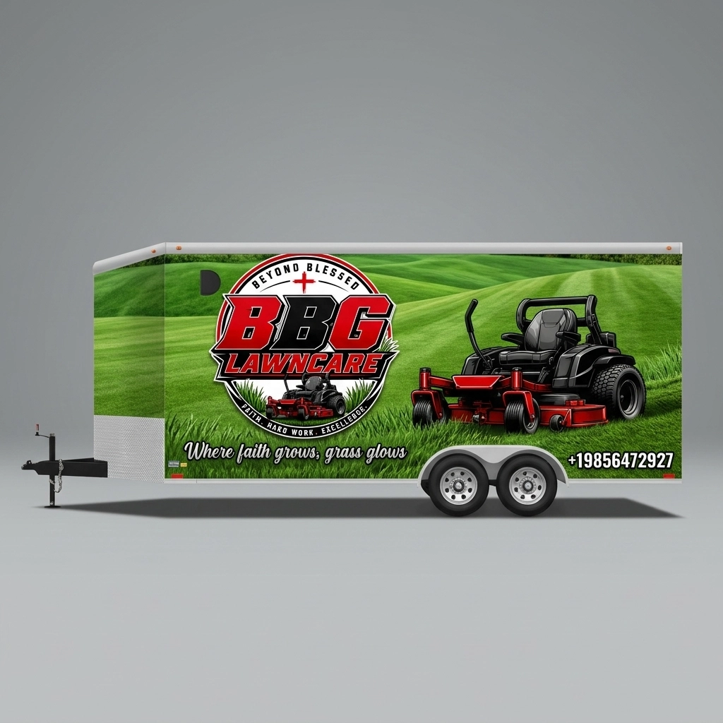 V-Nose Trailer wrap concept