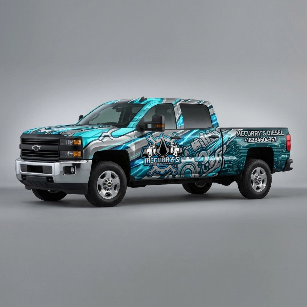 2018 Chevrolet Silverado 3500 HD WT wrap concept