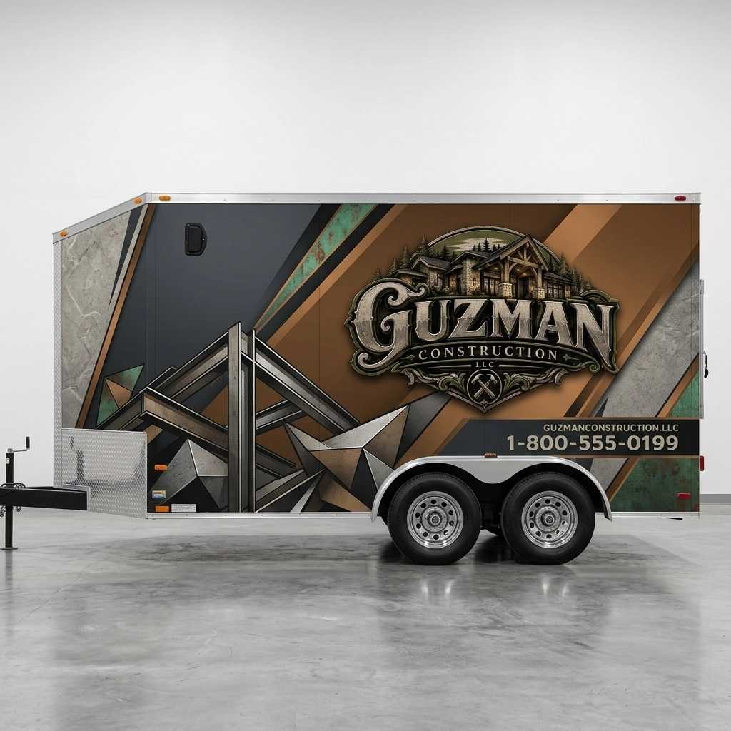 V-Nose Trailer wrap concept