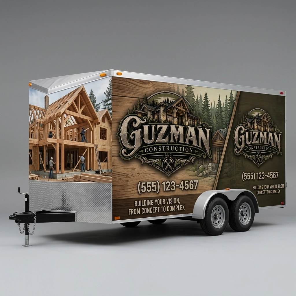 V-Nose Trailer wrap concept