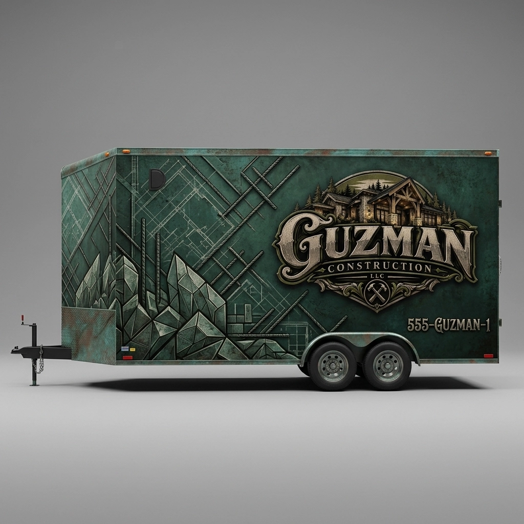 V-Nose Trailer wrap concept