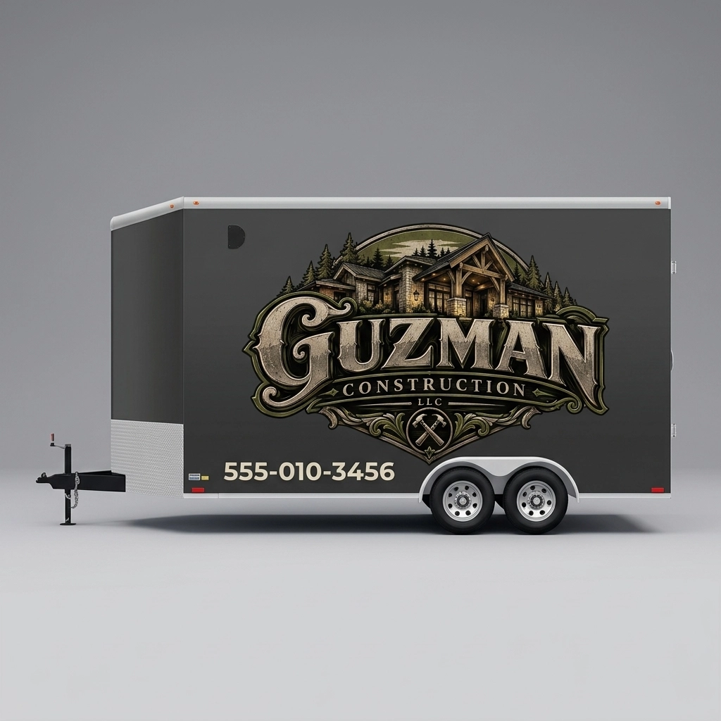 V-Nose Trailer wrap concept