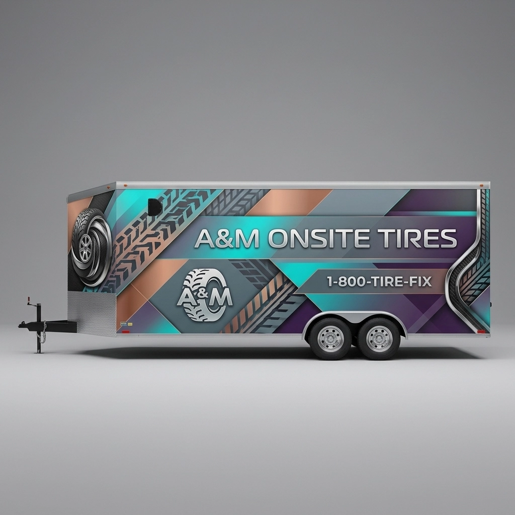 V-Nose Trailer wrap concept