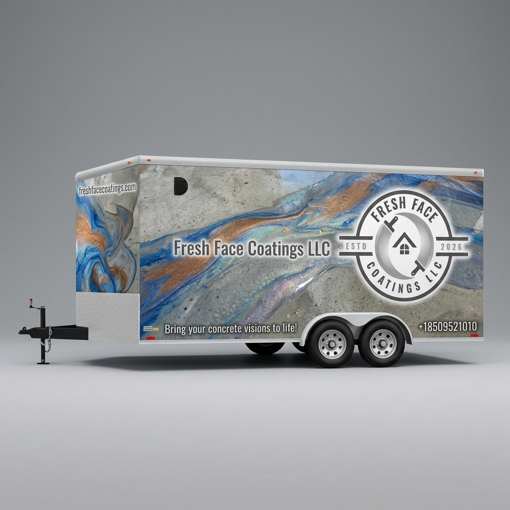 V-Nose Trailer wrap concept