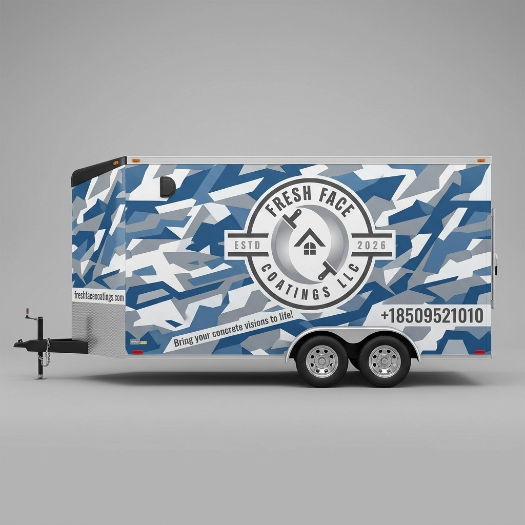 V-Nose Trailer wrap concept