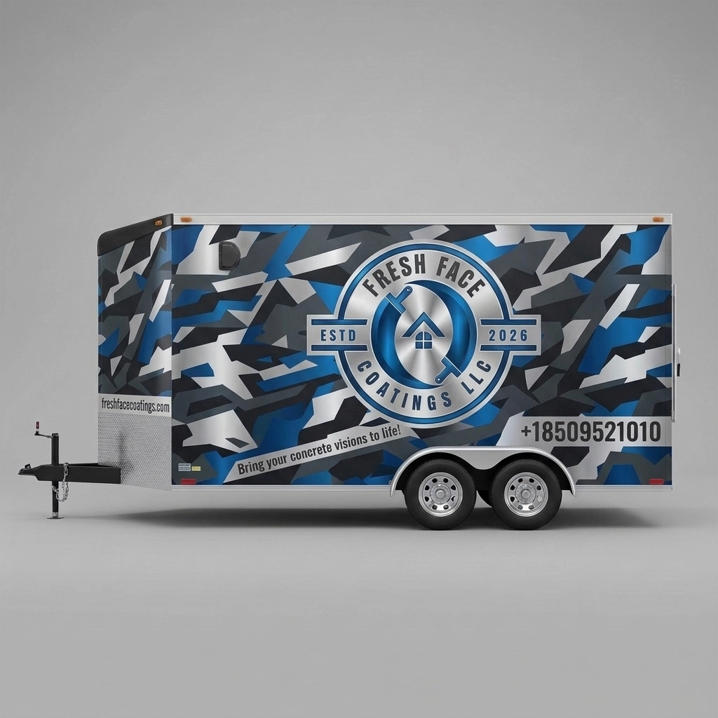 V-Nose Trailer wrap concept