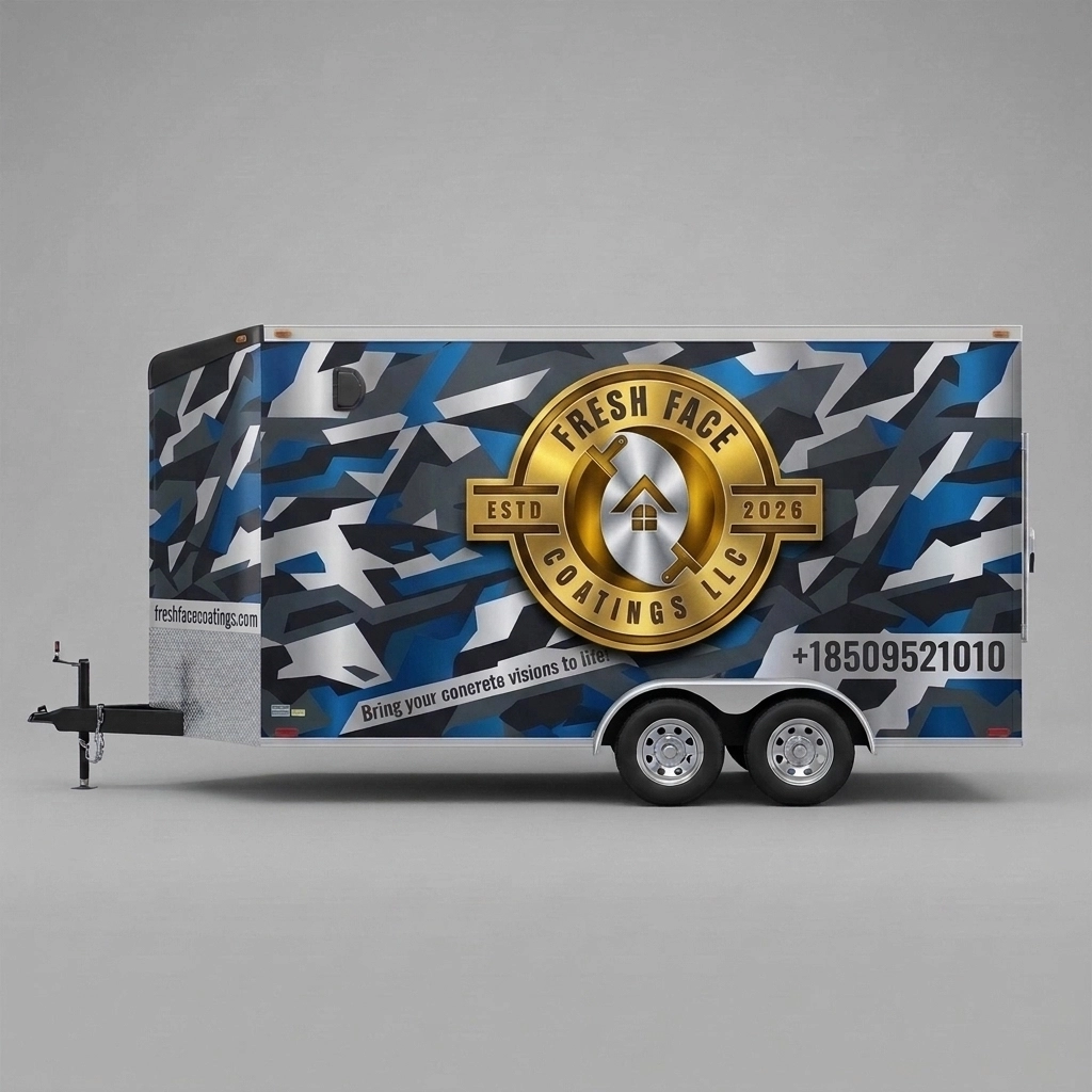 V-Nose Trailer wrap concept