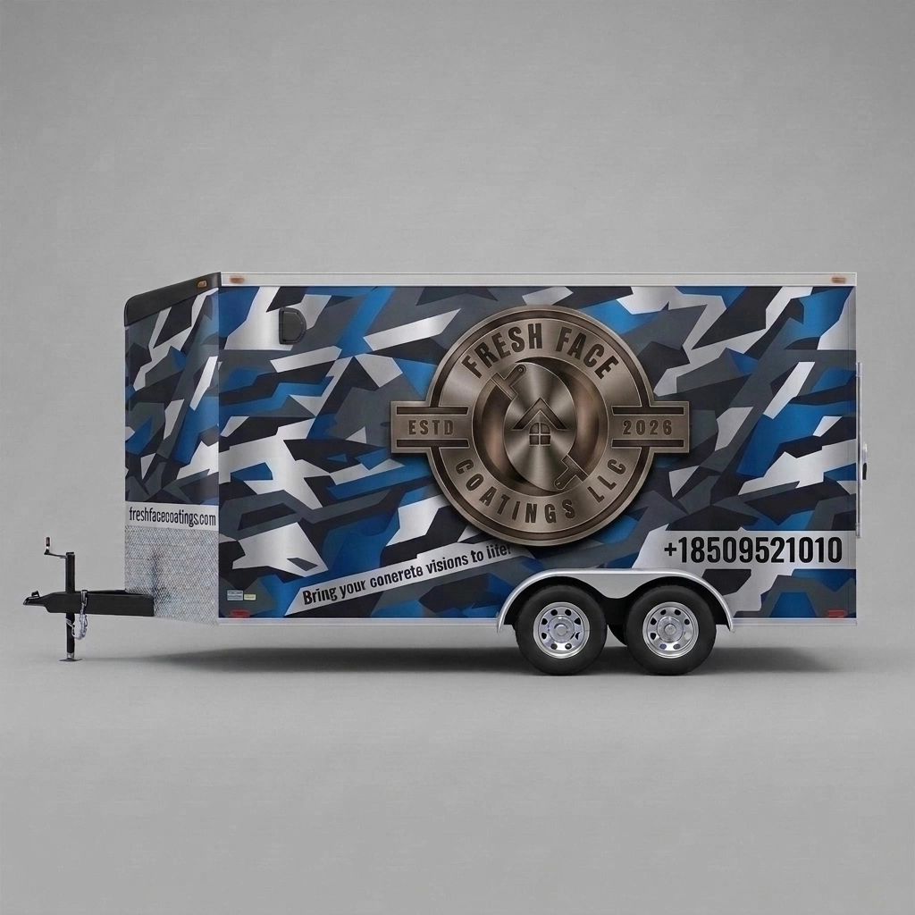 V-Nose Trailer wrap concept