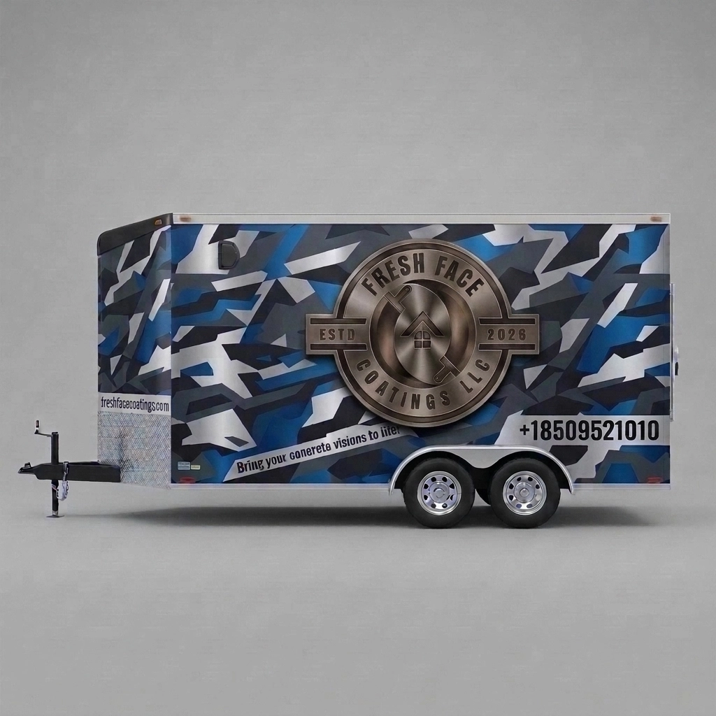 V-Nose Trailer wrap concept