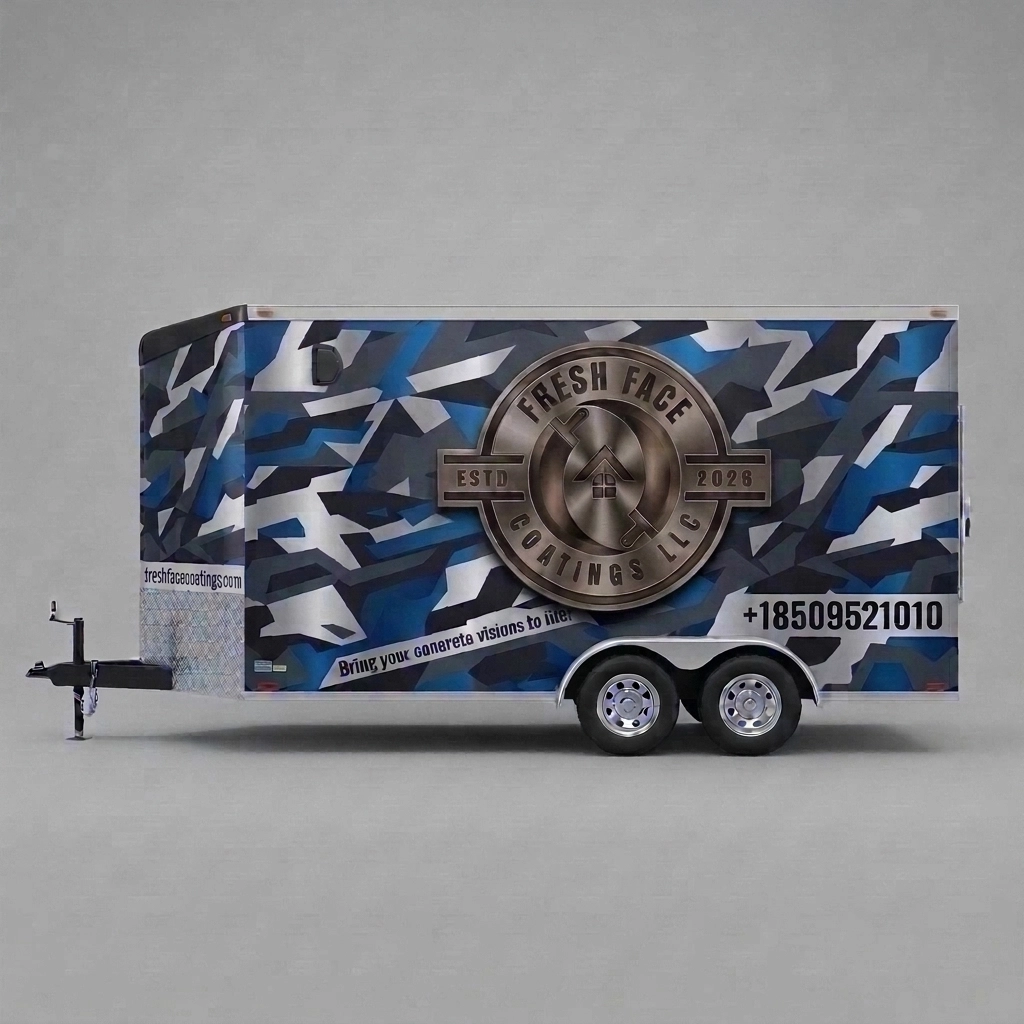 V-Nose Trailer wrap concept
