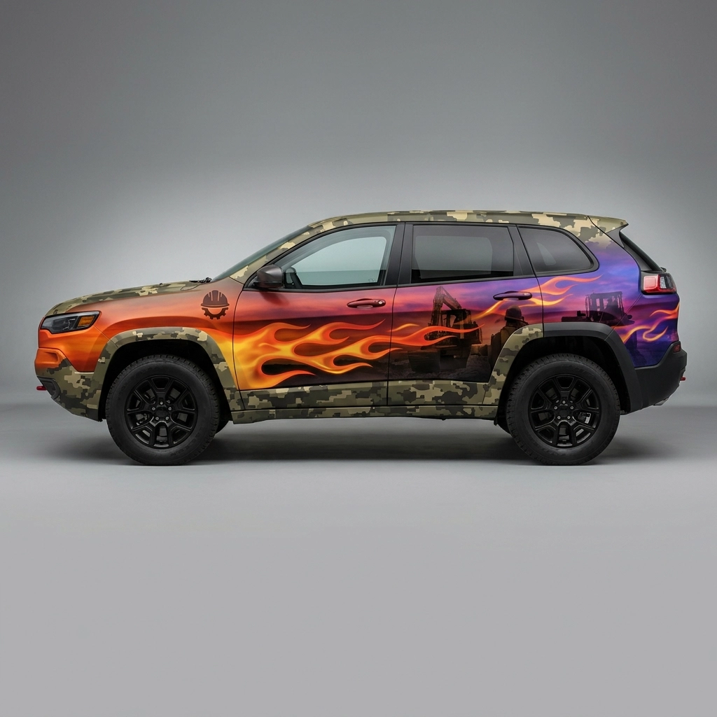 2020 Jeep Cherokee Limited wrap concept