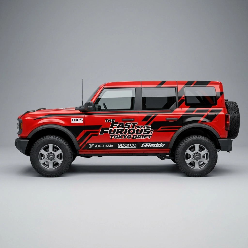 2023 Ford Bronco Wildtrak wrap concept