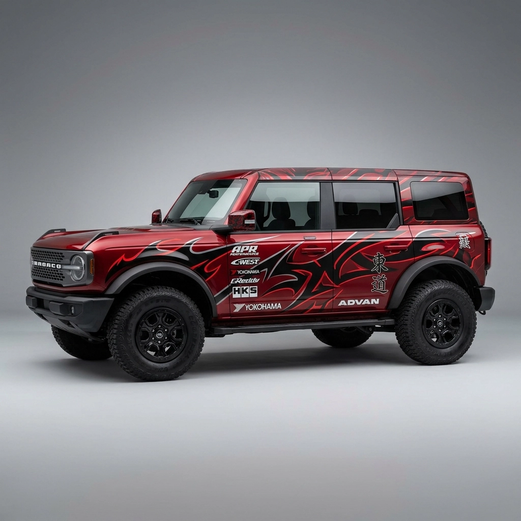 2023 Ford Bronco Wildtrak wrap concept