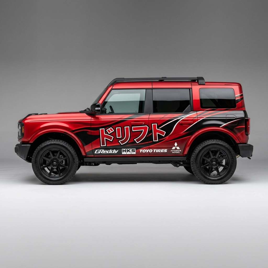 2023 Ford Bronco Wildtrak wrap concept