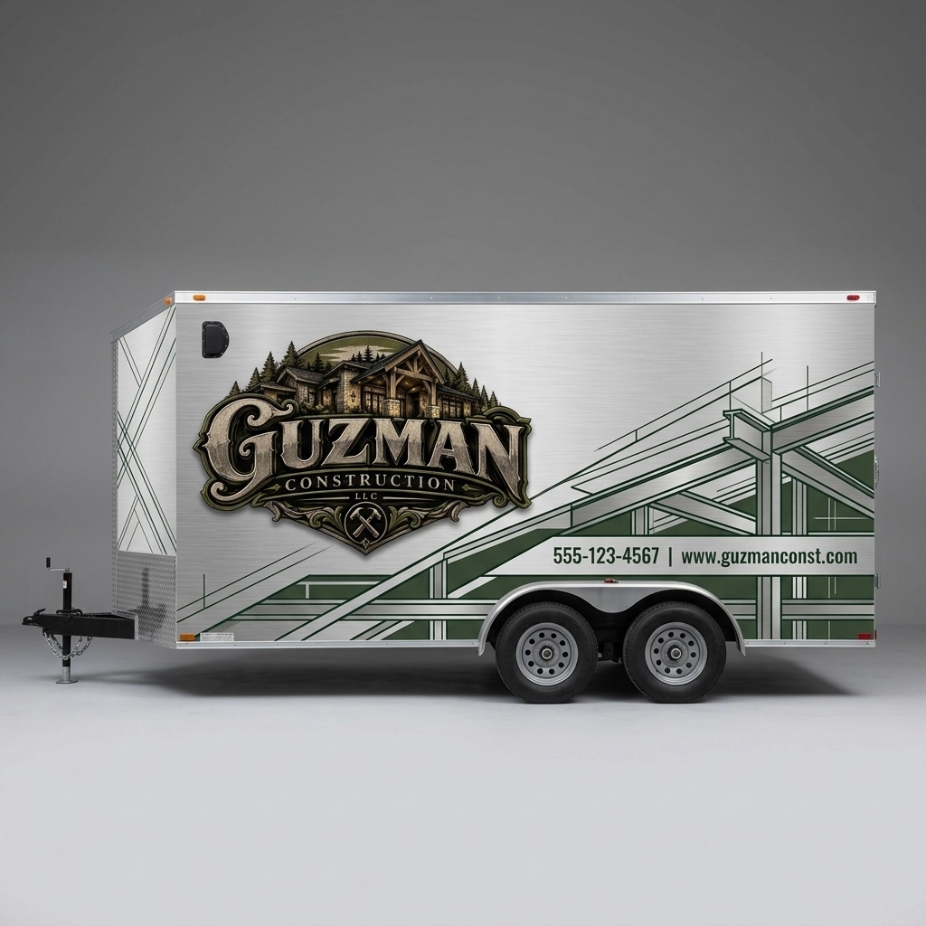 V-Nose Trailer wrap concept