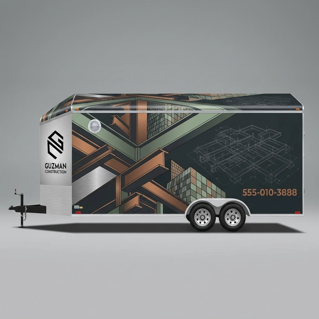 V-Nose Trailer wrap concept