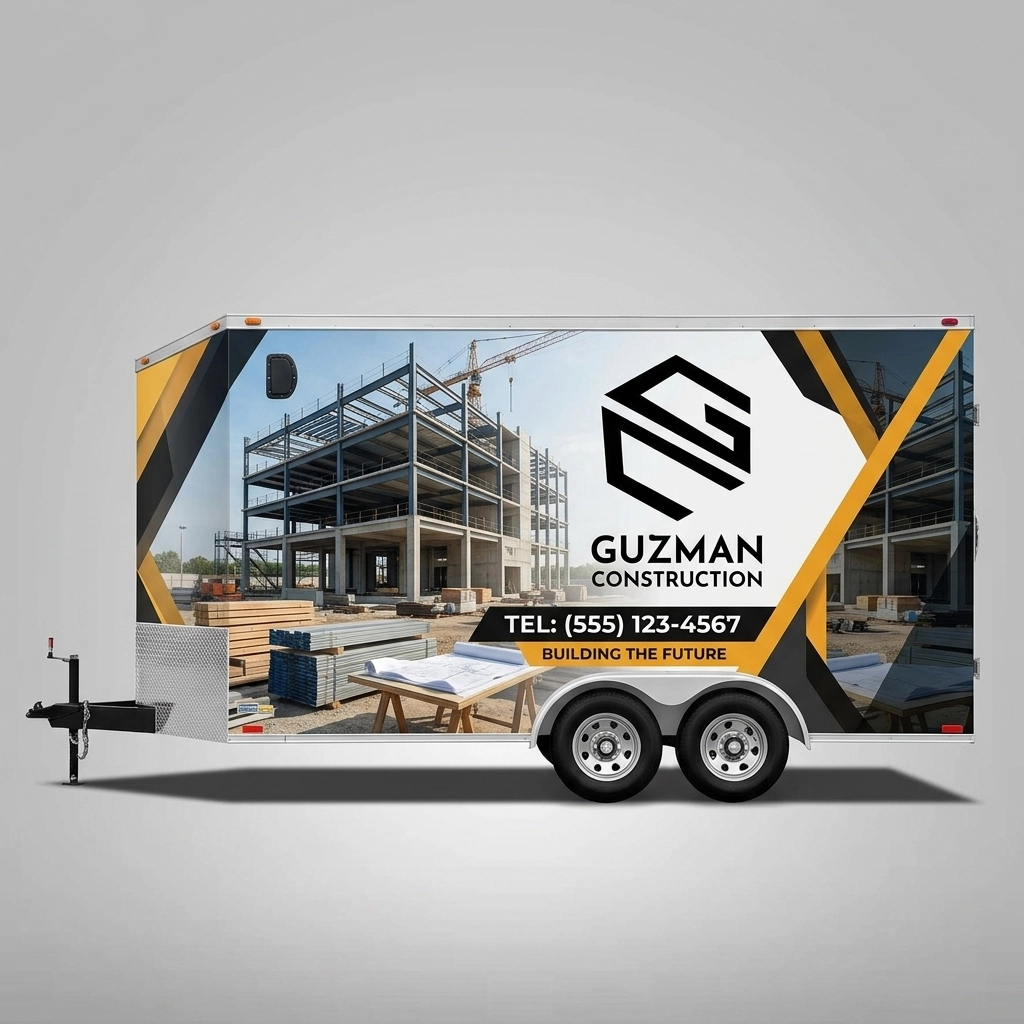 V-Nose Trailer wrap concept