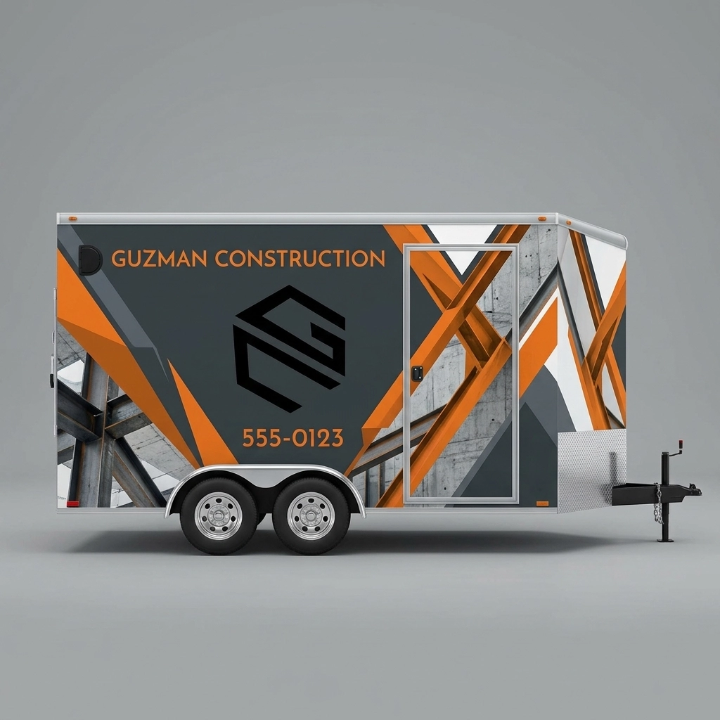 V-Nose Trailer wrap concept