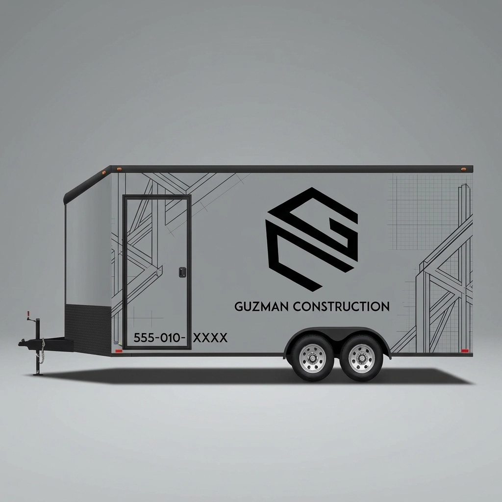V-Nose Trailer wrap concept