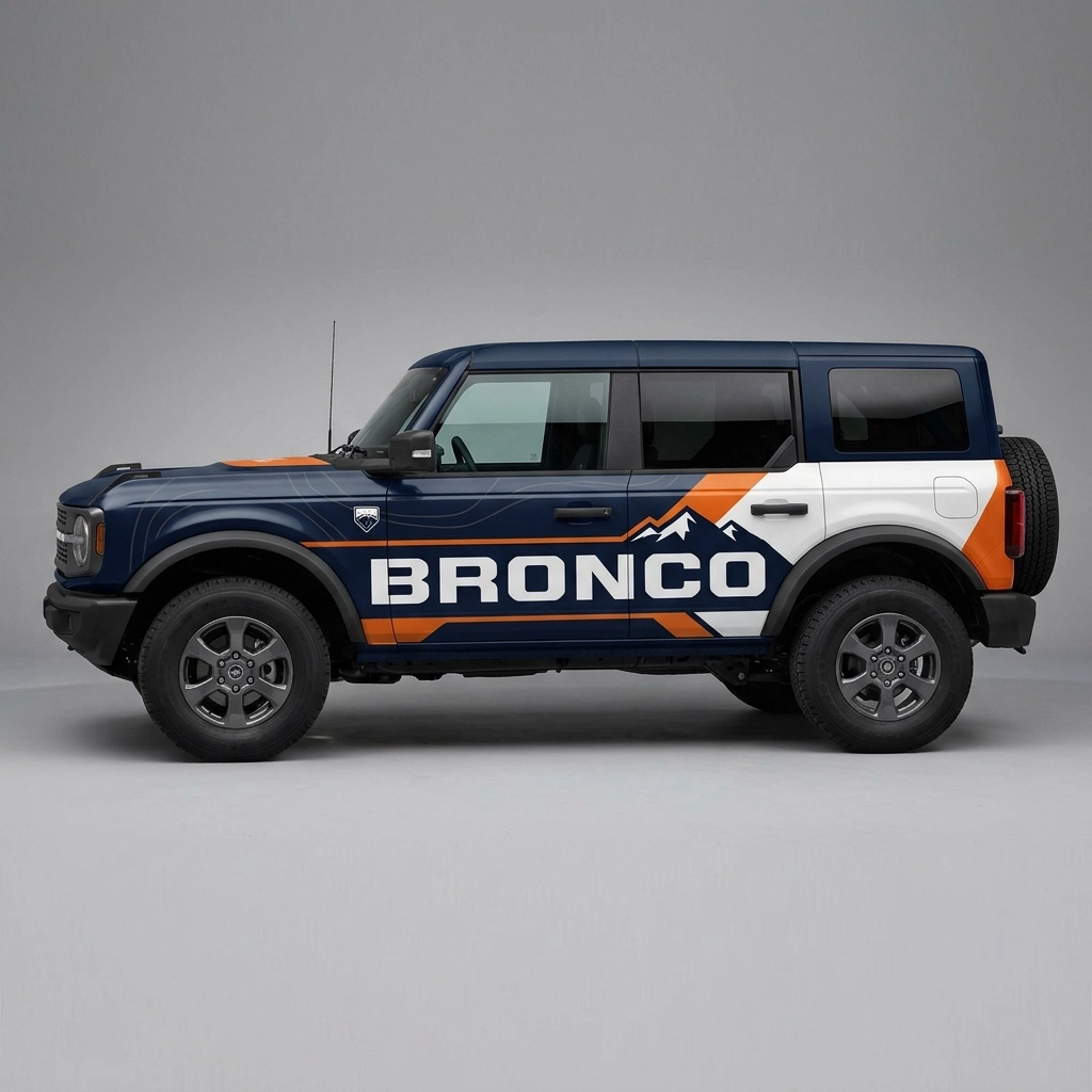 2023 Ford Bronco Wildtrak wrap concept
