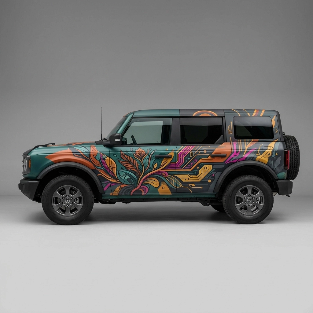2023 Ford Bronco Wildtrak wrap concept