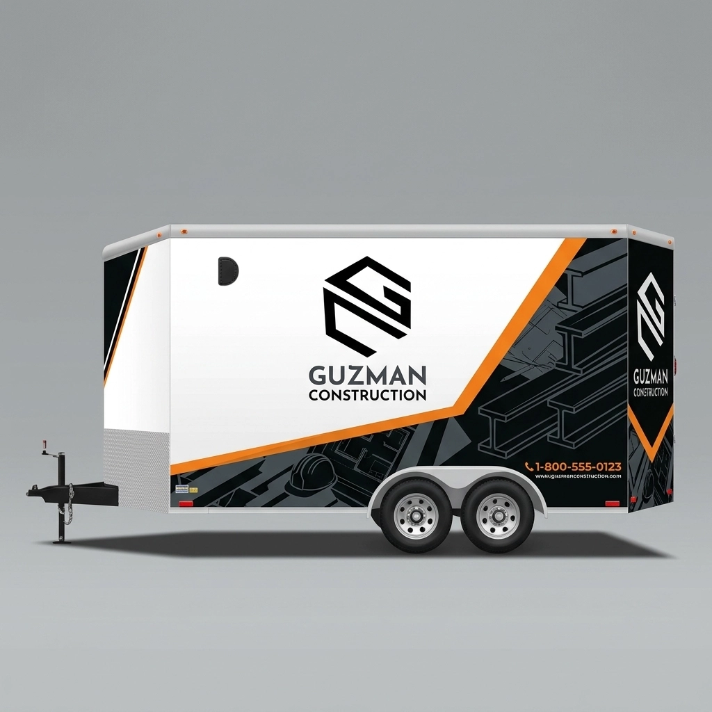 V-Nose Trailer wrap concept
