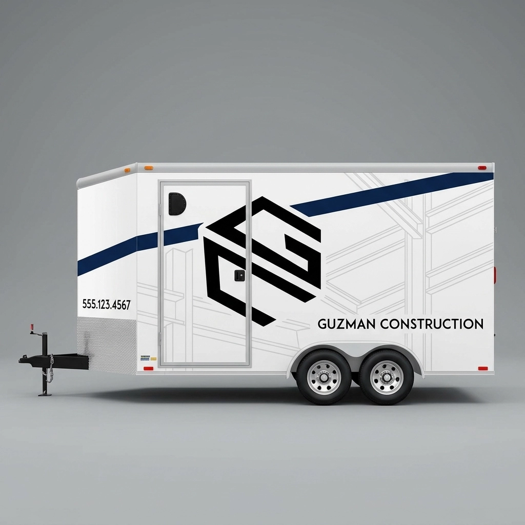 V-Nose Trailer wrap concept