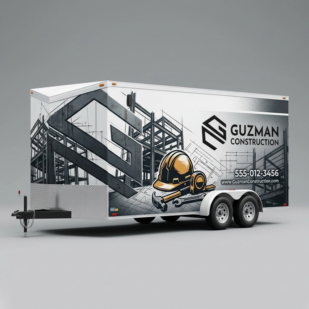 V-Nose Trailer wrap concept