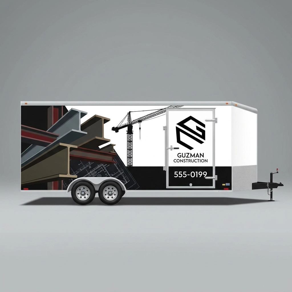 V-Nose Trailer wrap concept
