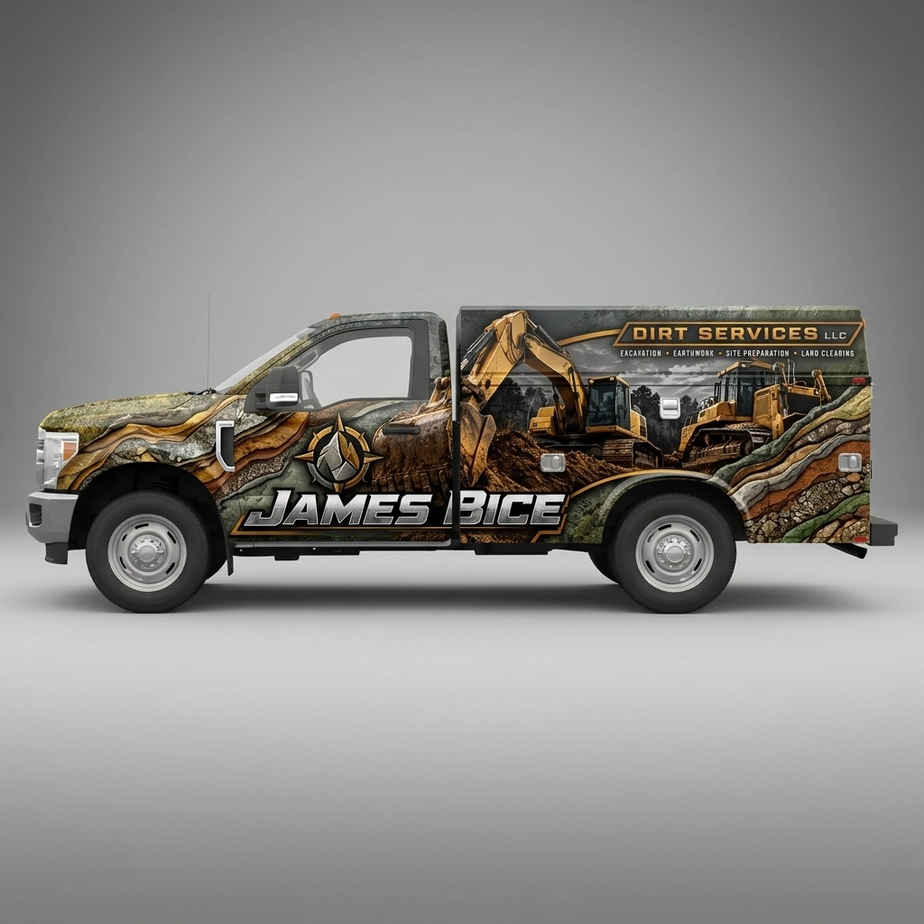 Utility Body Truck wrap concept