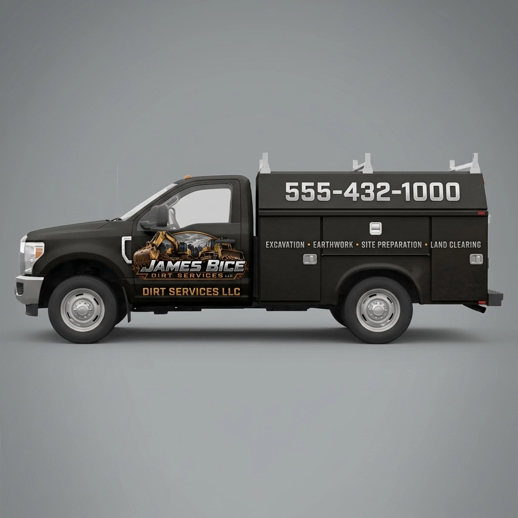 Utility Body Truck wrap concept
