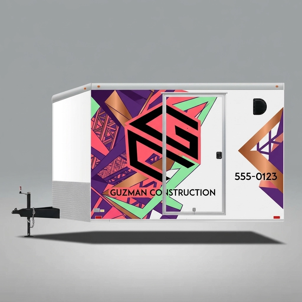 V-Nose Trailer wrap concept