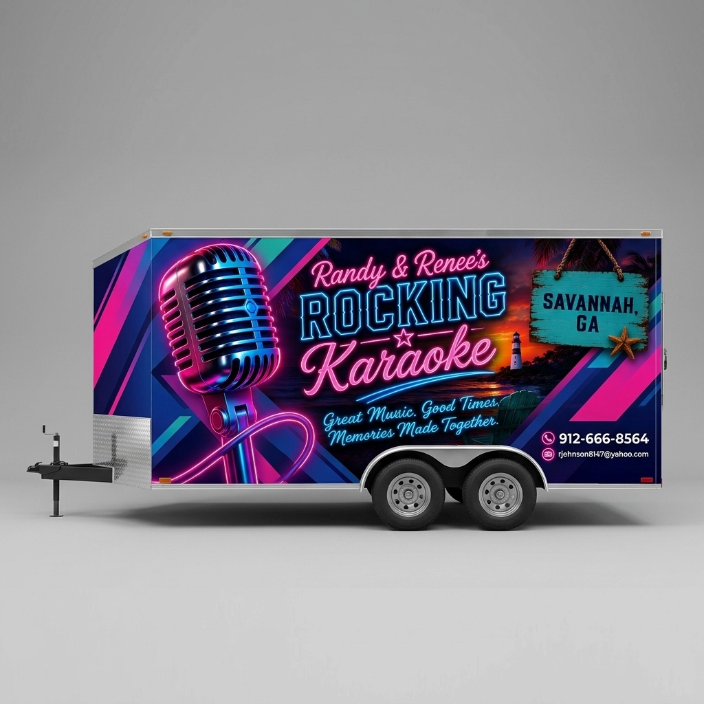 V-Nose Trailer wrap concept