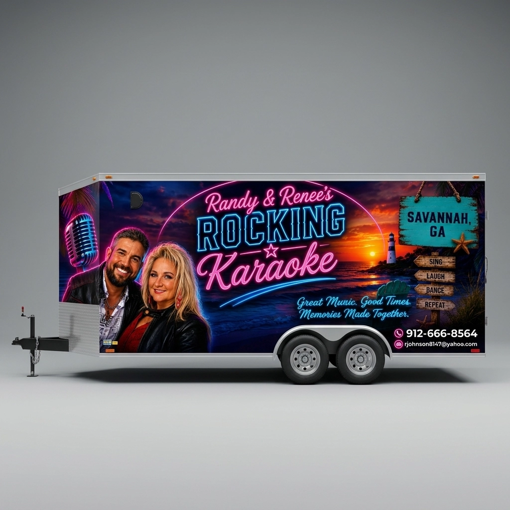 V-Nose Trailer wrap concept