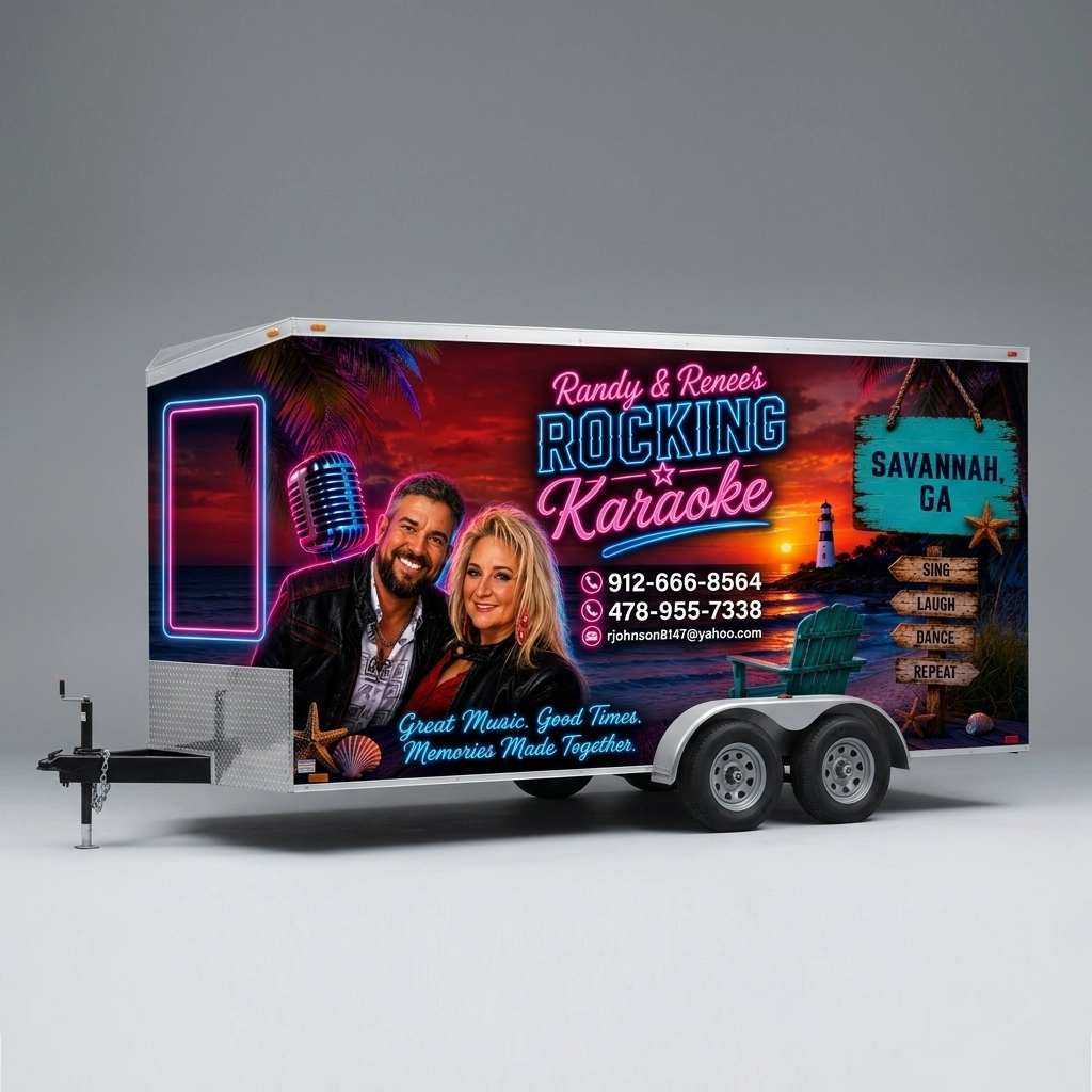 V-Nose Trailer wrap concept