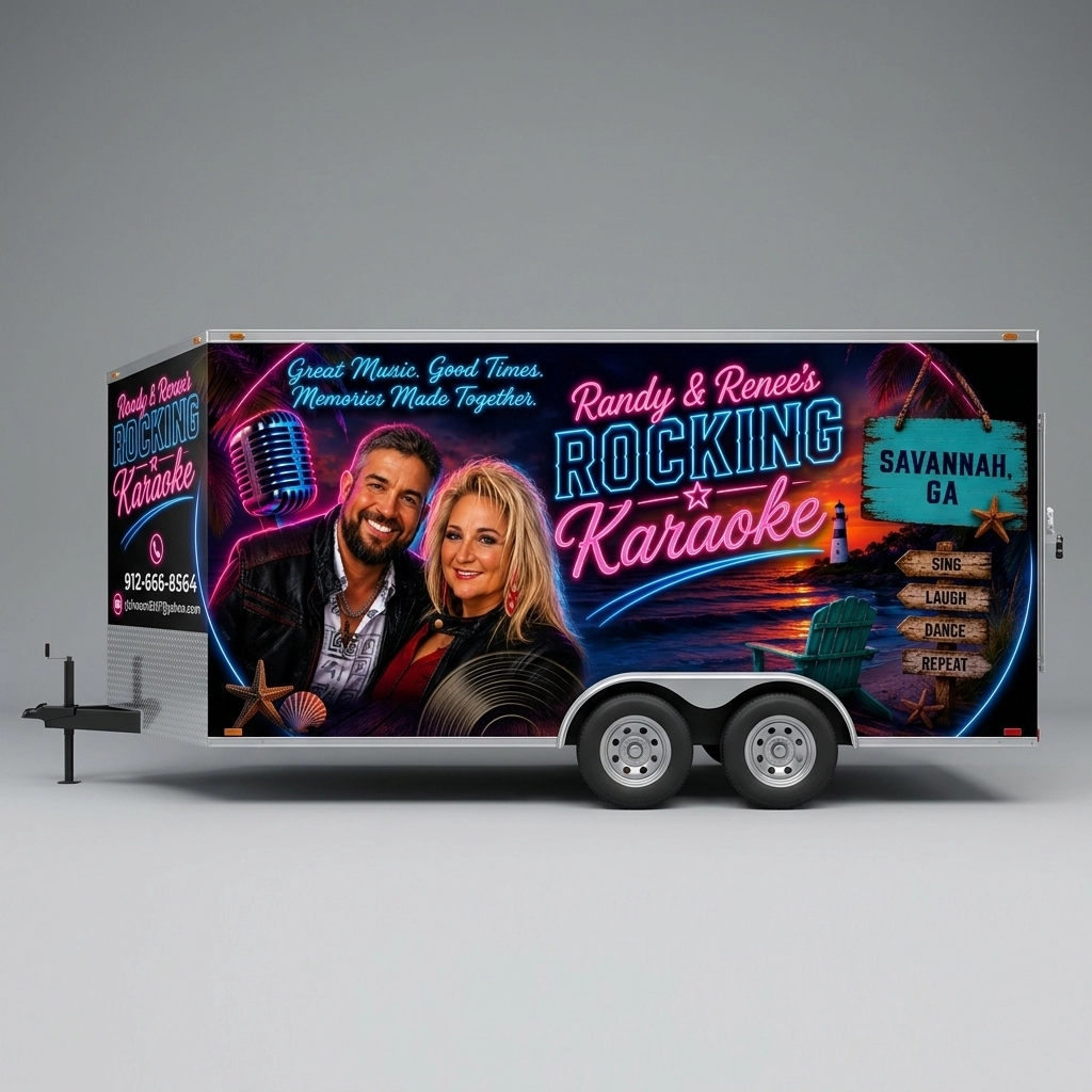 V-Nose Trailer wrap concept
