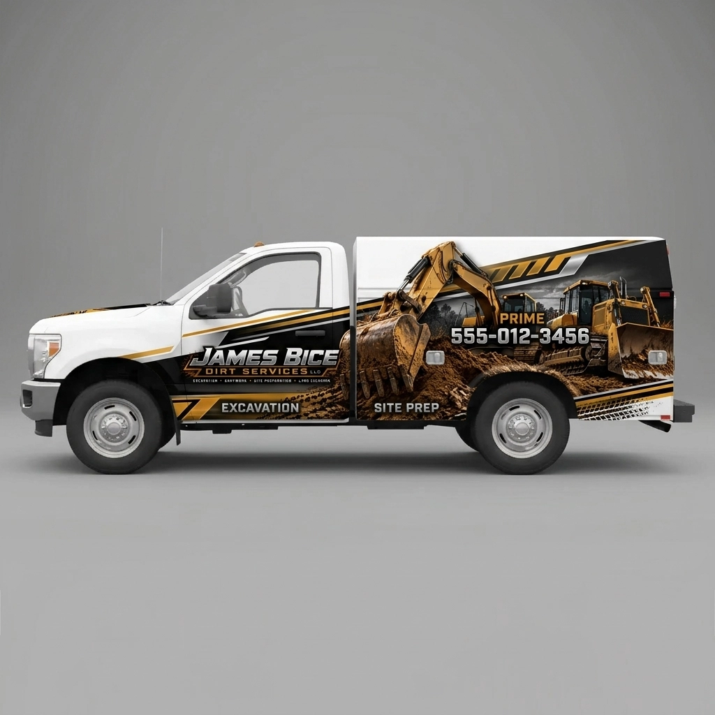 Utility Body Truck wrap concept