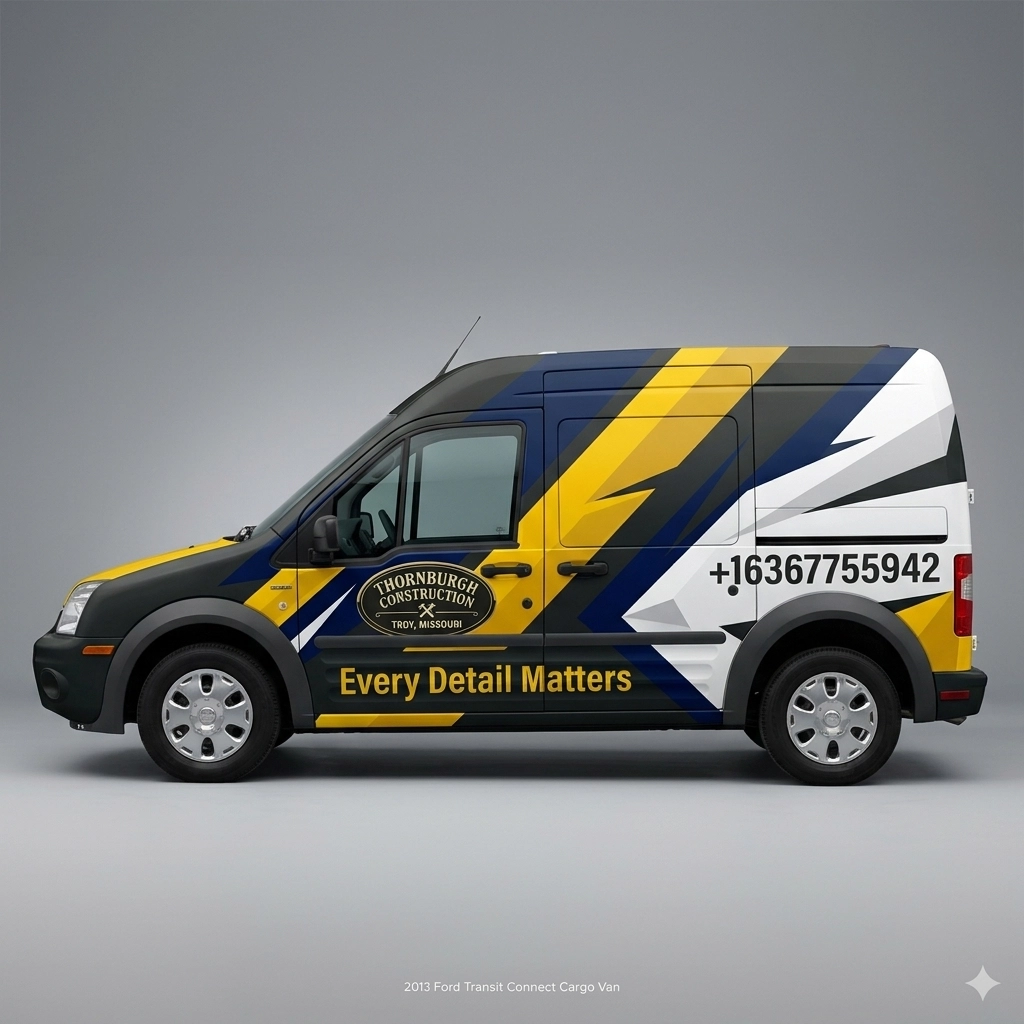 2013 Ford Transit Connect XL wrap concept