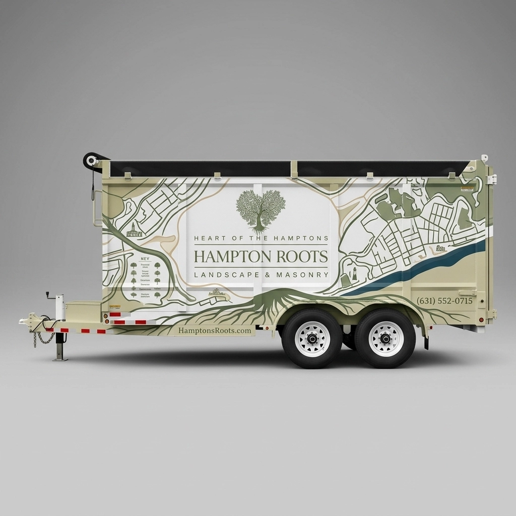 Dump Trailer wrap concept