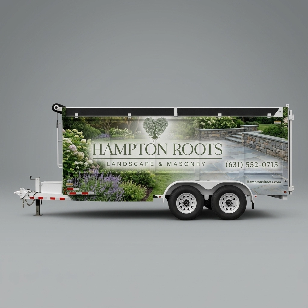 Dump Trailer wrap concept