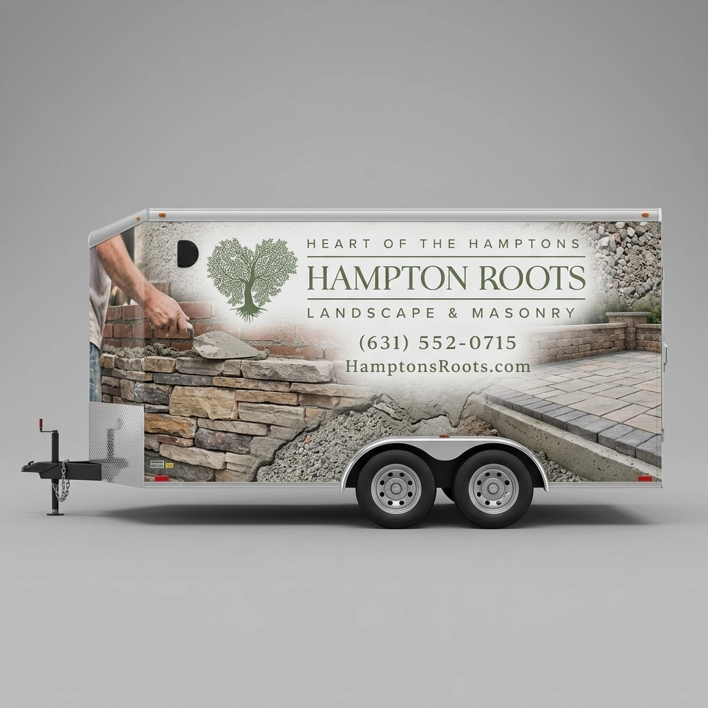 V-Nose Trailer wrap concept