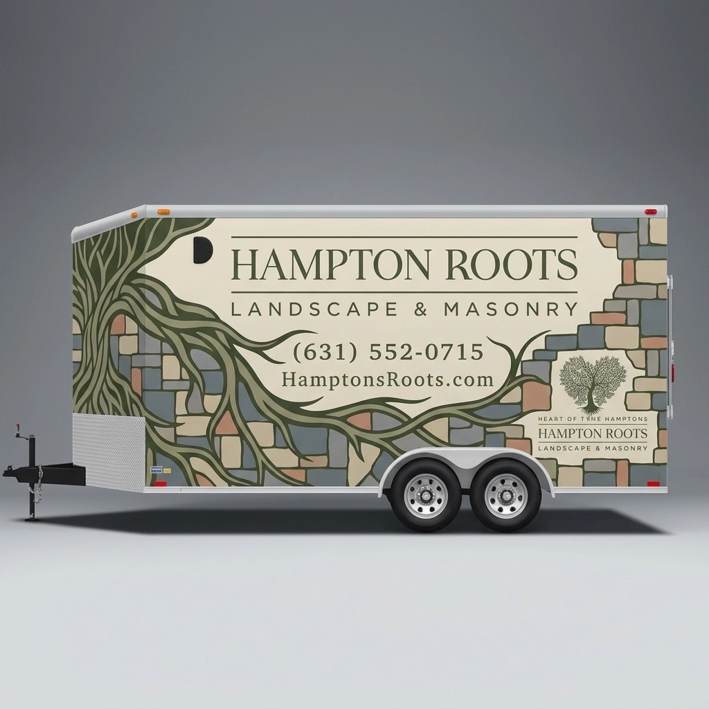 V-Nose Trailer wrap concept