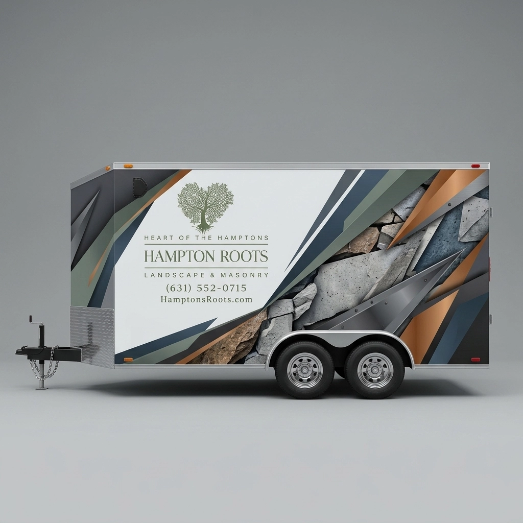 V-Nose Trailer wrap concept